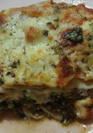 Una foto de Lasagna de verdura carne ricota y muzzarella. OdG 🍴