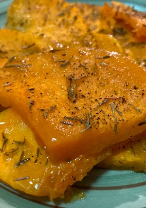 Foto di Zucca al forno, contorno facile e veloce!