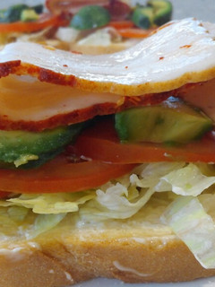 Una foto de Bruschettas de fiambre de pavo