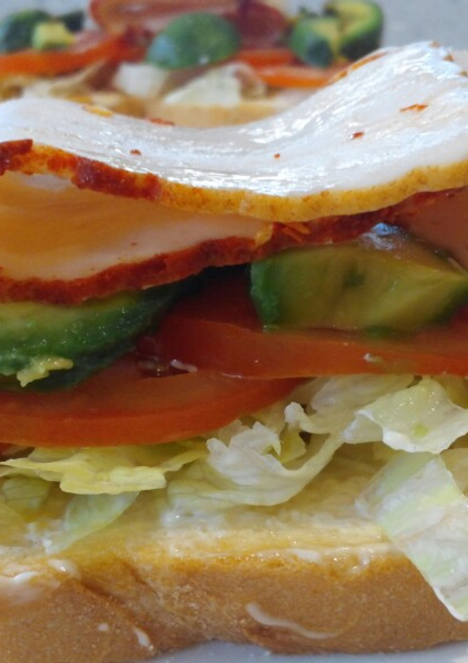 Una foto de Bruschettas de fiambre de pavo