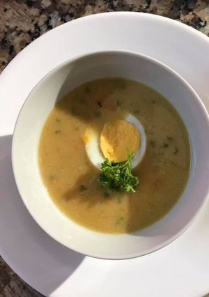 Una foto de Crema de ahuyama o calabaza