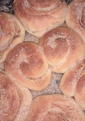 Una foto de Rolls de canela
