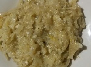 Una foto de Sofrito de cebolla con huevo
