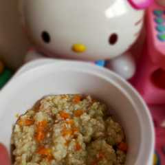 รูปของ Nasi daging kacang hijau makanan sehat anak 1 tahun