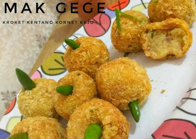 Resep Kroket Kentang Kornet Keju Oleh Elisabeth Febrina Sebayang Mak