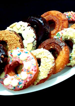 รูปของ 🥯 โฮมเมดโดนัทคุ๊กกี้ 🥯 (แบบทอด) doughnuts cookies 🥯