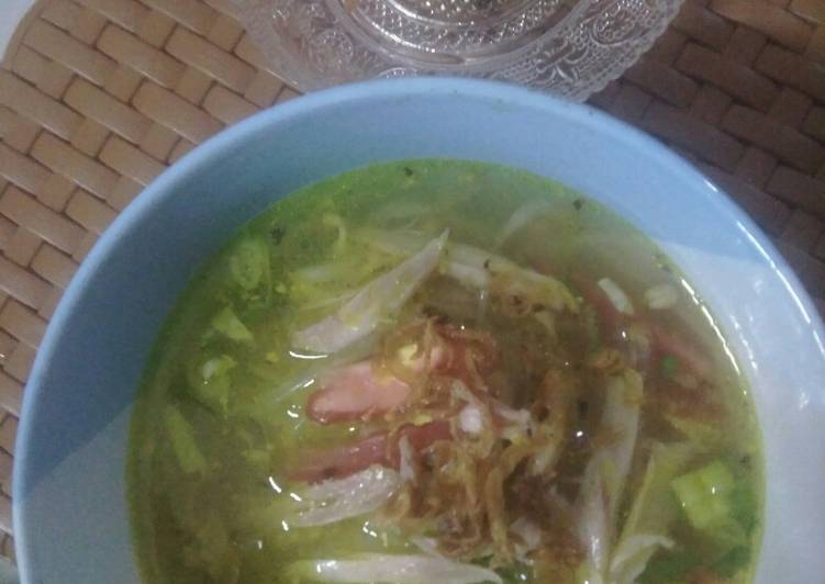 Soto ayam bening seger