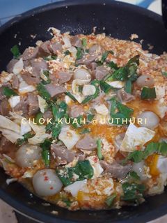 Foto resep Cilok kuah pedas