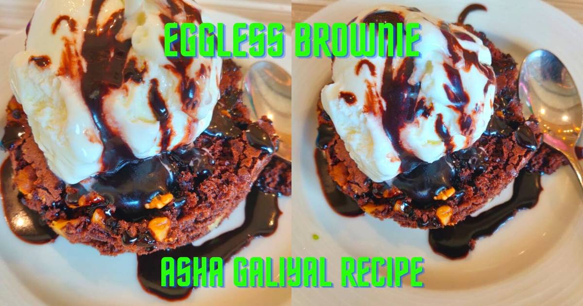 एगलेस ब्राउनी(Eggless Brownie Recipe in Hindi) रेसिपी बनाने की विधि in