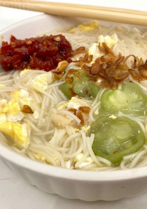 Foto resep Misua oyong telur
