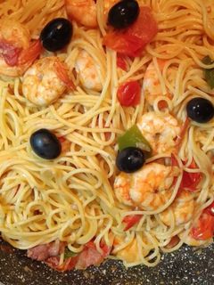 Foto de Spaguetti com camarões