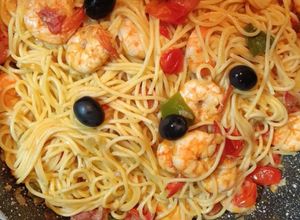 Foto de Spaguetti com camarões