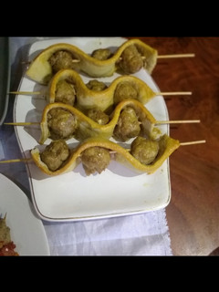 A picture of Spiral meat ball.