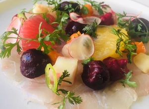 Una foto de Tiradito de Kampachi