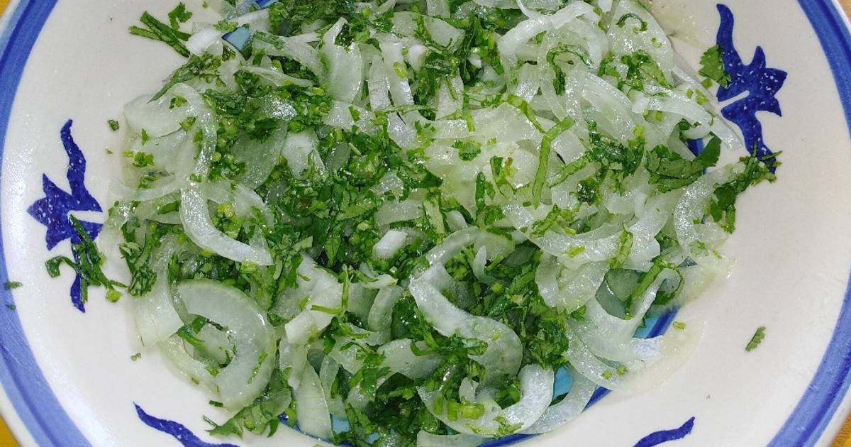 Ensalada de Cebolla con Cilantro Receta de Lissette_iqq Cookpad