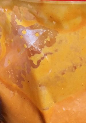 A picture of Homemade Gravies recipe for store in freezer.