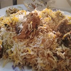 A picture of Chicken Biryani.