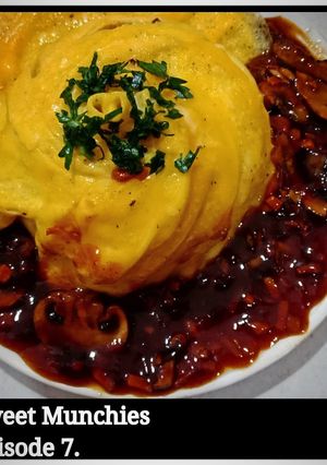 Foto resep Korean Tornado Omurice drama sweet munchies