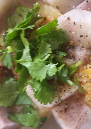 A picture of Quick Vegan Taro Soup.