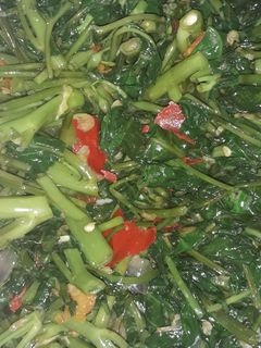 Foto resep Tumis kangkung terasi pedas gurih