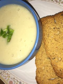 صورة لوصفة شوربة البطاطس بالكريمة