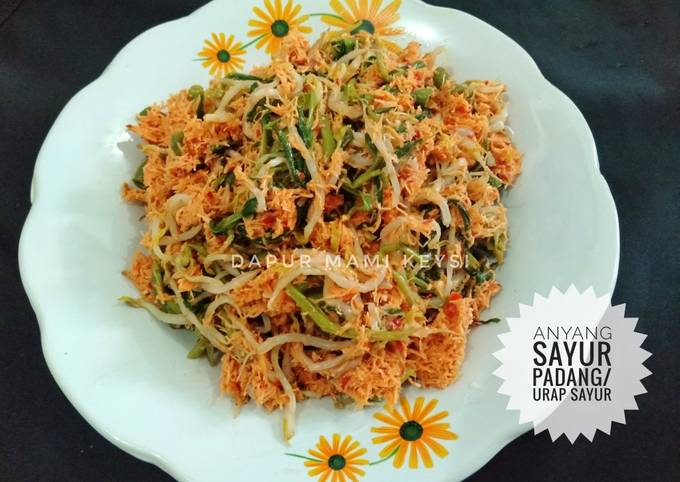 Cara Membuat Anyang sayur (urap sayur padang) Murah