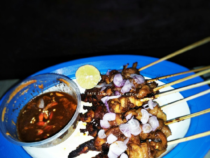 Ini dia! Resep buat Sate jamur yang enak