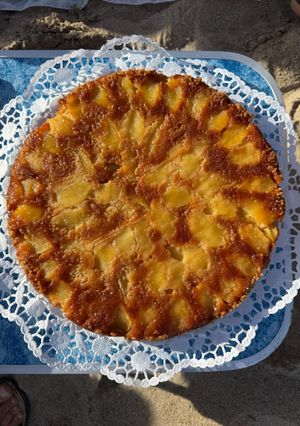Una foto de 🍎 Tarta de manzana invertida caramelizada 🇦🇷