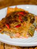 Lasagna Integrale con Salmone Selvaggio & Carciofi al Limone