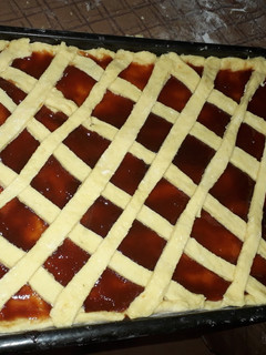 Una foto de Pasta frola de guayaba