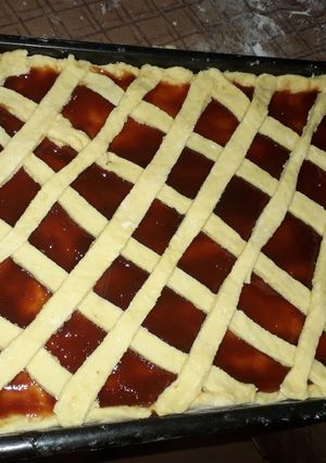 Una foto de Pasta frola de guayaba