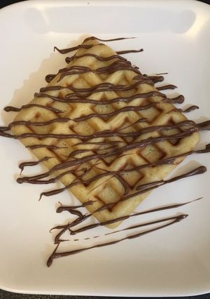 A picture of Eggless waffle.