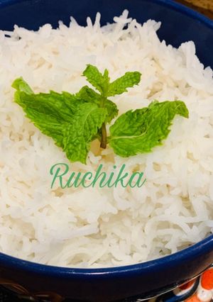 A picture of Steamed white Rice.