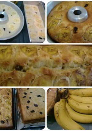 Foto resep Bolu Pisang Kismis