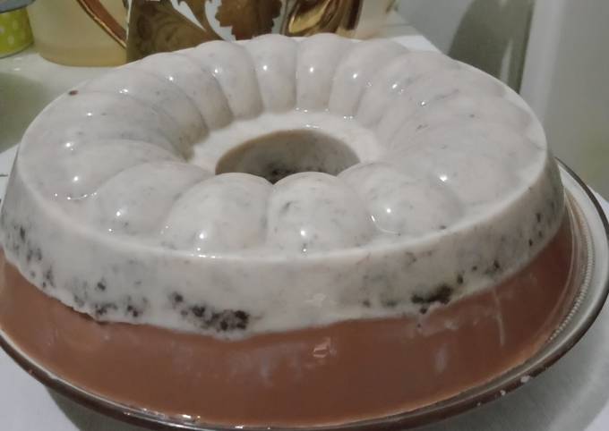 Puding Oreo chocolatos