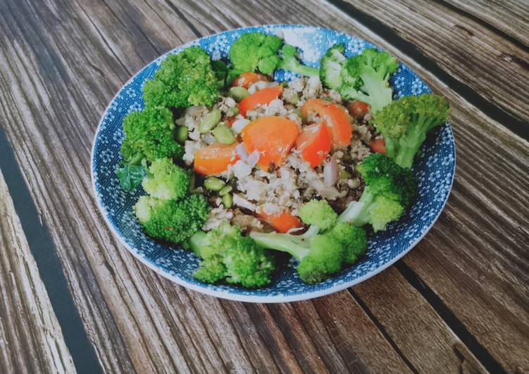 低醣料理 豬肉藜麥溫沙拉