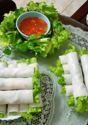 Hình của món Phở cuốn.