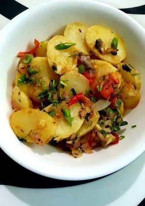 A picture of Aloo Katli.