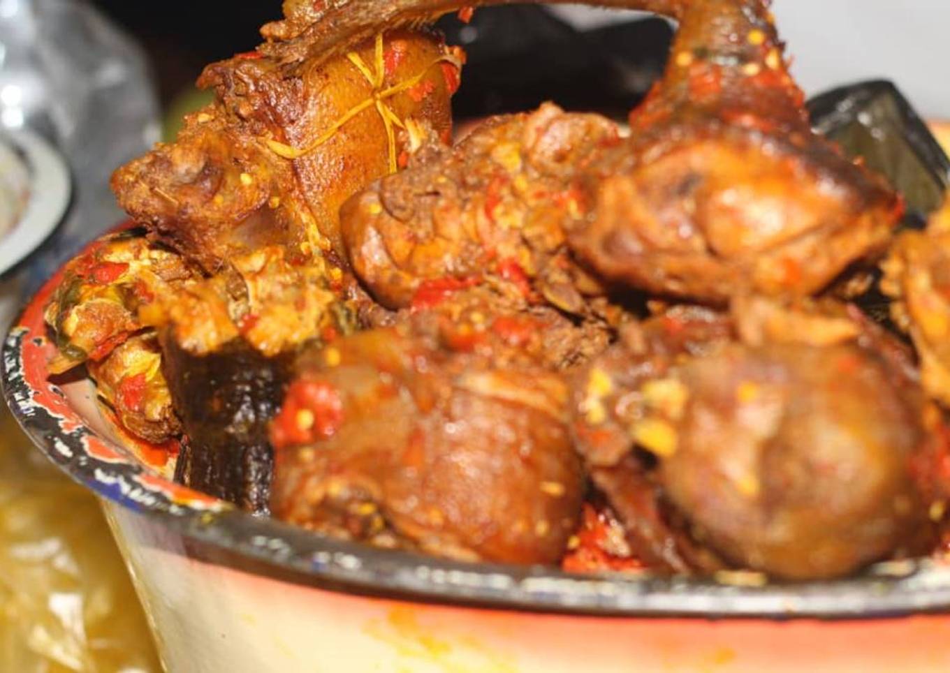 Peppered Goat Meat