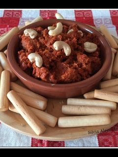 Una foto de Sobrasada vegana