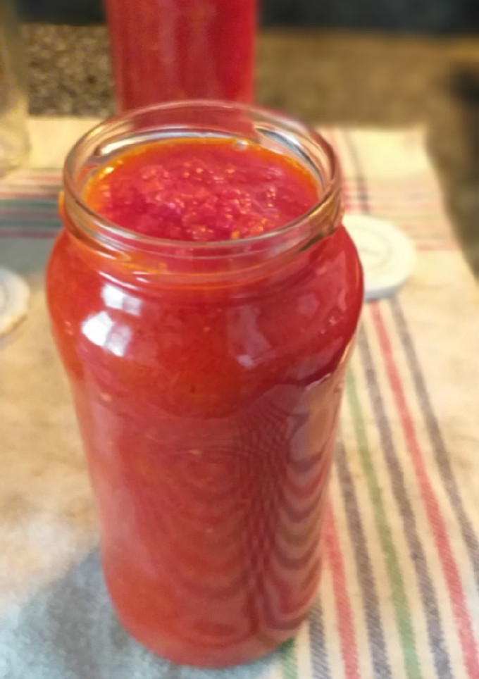 Una foto de Tomate frito casero