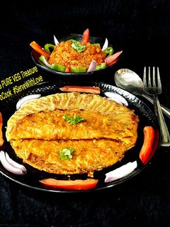 पावभाजी पराठा (Pav bhaji paratha recipe in hindi) रेसिपी मुख्य फोटो