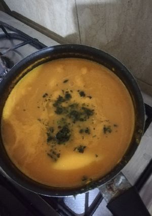 Una foto de Crema de zanahoria