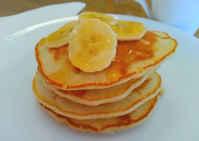 Simple banana pancake! Recipe