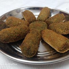 Palak cutlets A picture of Palak cutlets.
