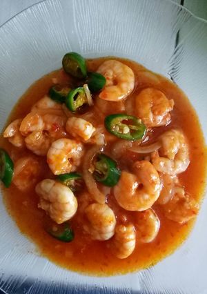 Foto resep Udang saos padang