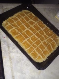 Una foto de Pasta frola de batata