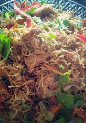 Foto resep Japchae ayam suir