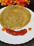 Black eyed beans (Lobia) & Spinach Chilla for breakfast