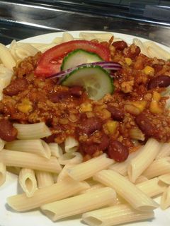 Chilis bab I recept fotója